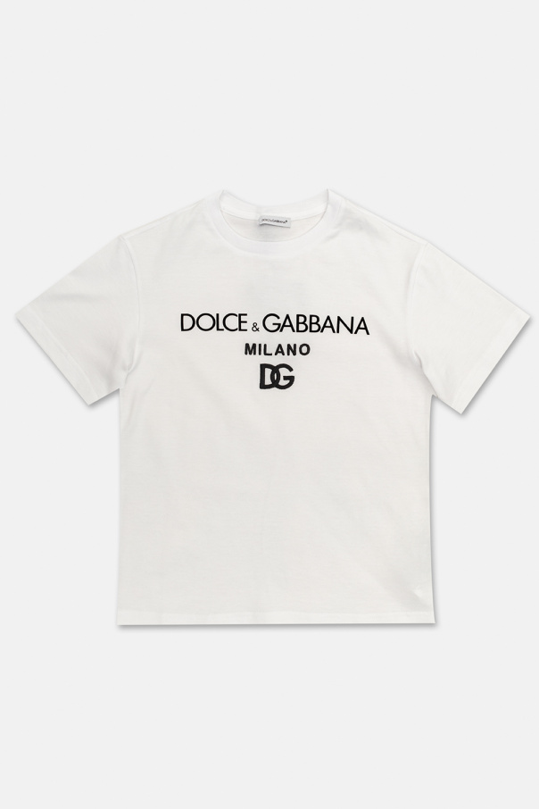 Logo t-shirt od Dolce & Gabbana Kids