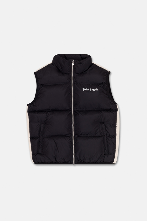Insulated quilted vest od Palm Angels Kids