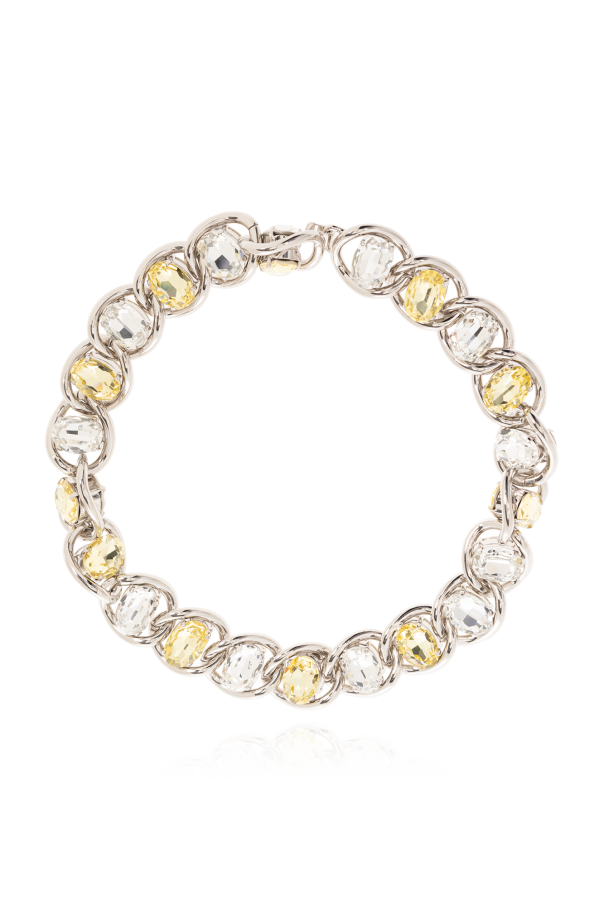 Rhinestone-embellished necklace od Marni